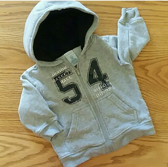 Wonderkids Other - Boy's grey hoodie sweatshirt size 2T